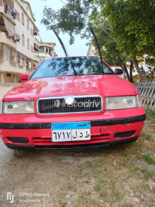سكودا اوكتافيا A4 1997 أحمر يدوي مستعملة للبيع في دمياط - 1