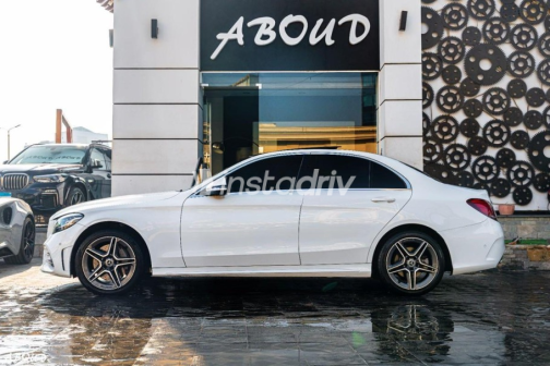 Mercedes C 300 2020 White Automatic Used for Sale in Heliopolis - 2