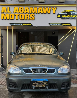 دايو لانوس 2001 أخضر يدوي مستعملة للبيع في الفيوم