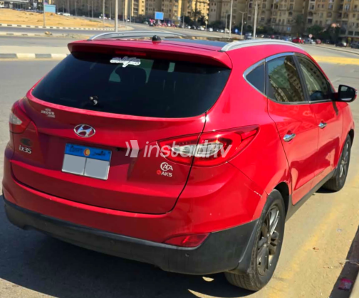 هيونداي IX 35 2015 أحمر أوتوماتيك مستعملة للبيع في المعادى - 3