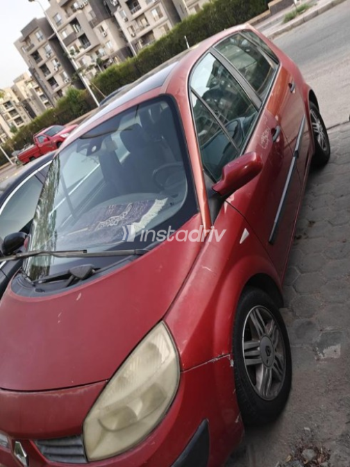 رينو سينيك 2005 أحمر غامق أوتوماتيك مستعملة للبيع في مدينة الشيخ زايد - 5