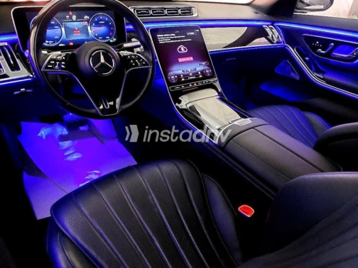 مرسيدس S 450 2023 أسود أوتوماتيك مستعملة للبيع في المهندسين - 3