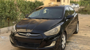 هيونداي اكسنت RB 2015 أسود أوتوماتيك مستعملة للبيع في القاهرة