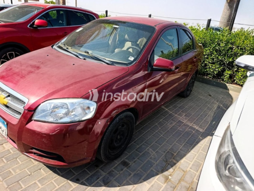 Chevrolet Aveo 2013 Dark Red Automatic Used for Sale in Nasr city - 4