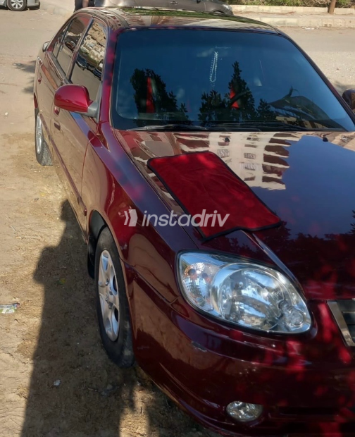 Hyundai Verna 2006 White Manual Used for Sale in Nasr city - 2