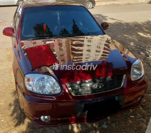 Hyundai Verna 2006 White Manual Used for Sale in Nasr city - 3