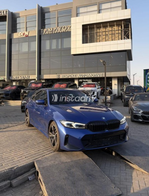 BMW 330 2024 Dark Blue Automatic Used for Sale in Cairo - 1