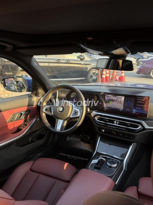 BMW 330 2024 Dark Blue Automatic Used for Sale in Cairo - 5