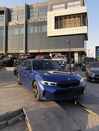 BMW 330 2024 Dark Blue Automatic Used for Sale in Cairo