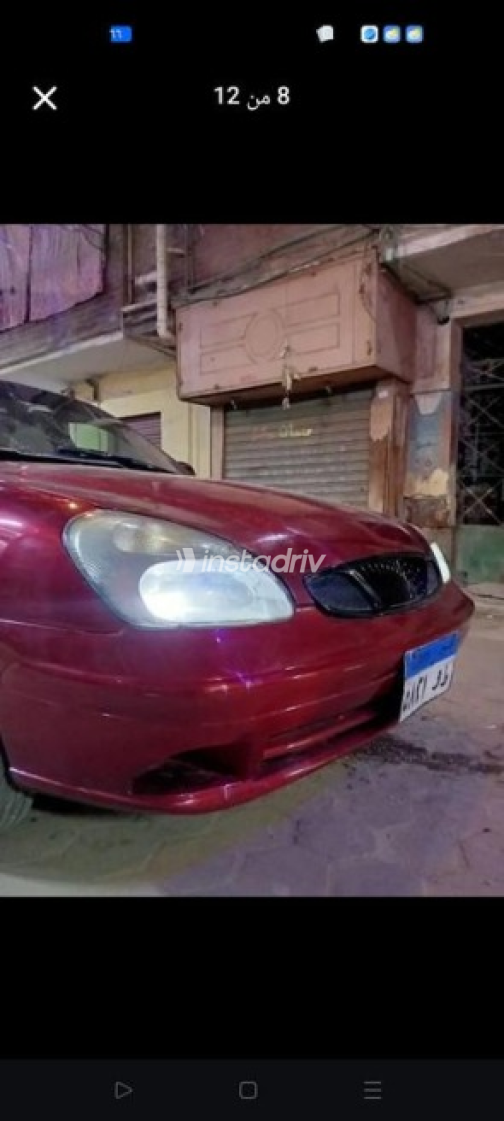 Daewoo Nubira 2 2001 Dark Red Manual Used for Sale in Cairo - 10