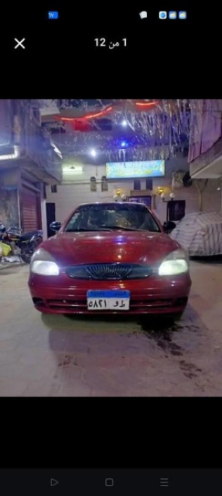 Daewoo Nubira 2 2001 Dark Red Manual Used for Sale in Cairo