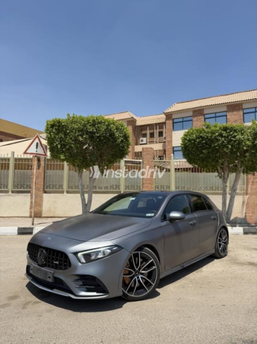 Mercedes A 35 AMG 2021 Gray Automatic Used for Sale in Cairo - 1