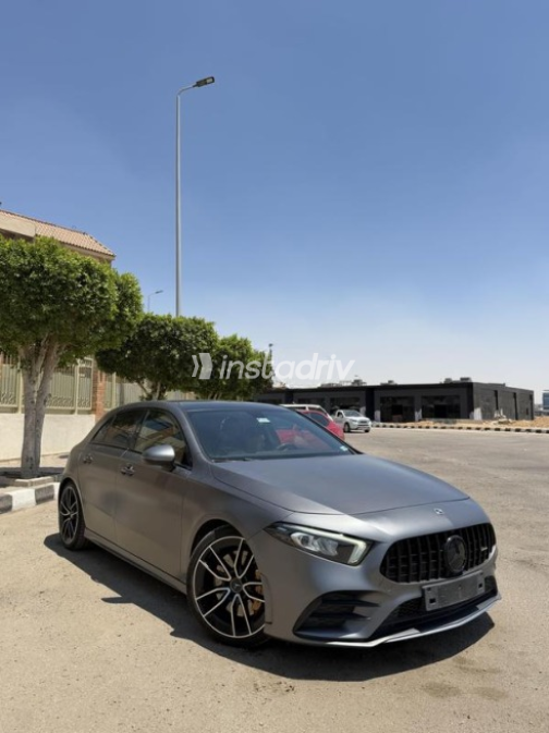 Mercedes A 35 AMG 2021 Gray Automatic Used for Sale in Cairo - 3