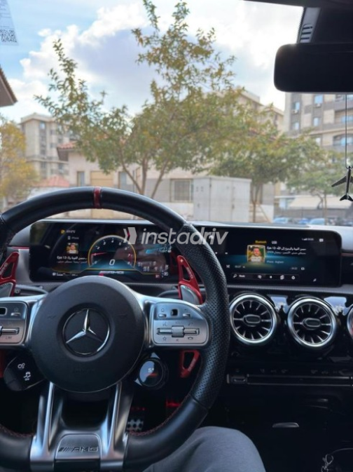 Mercedes A 35 AMG 2021 Gray Automatic Used for Sale in Cairo - 8