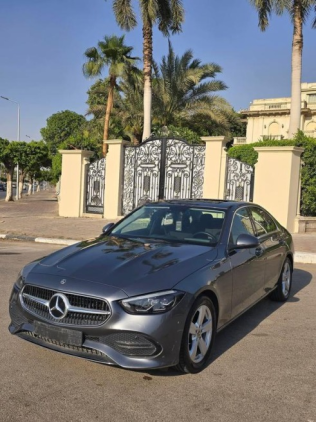 Mercedes C 180 2022 Gray Automatic Used for Sale in Cairo
