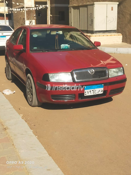 Skoda Octavia A4 2003 Red Manual Used for Sale in Sohag - 5