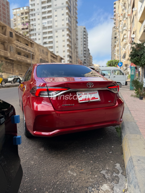 Toyota Corolla 2022 Red CVT Used for Sale in Alexandria - 1
