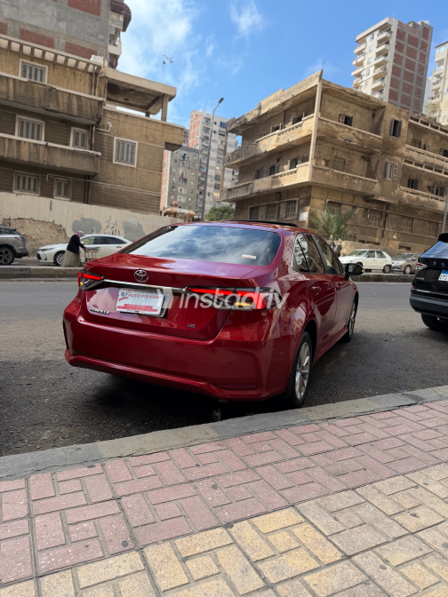 Toyota Corolla 2022 Red CVT Used for Sale in Alexandria - 2