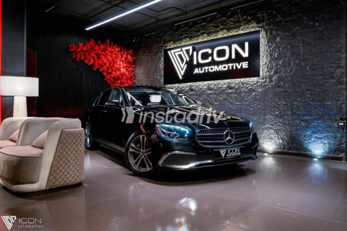 Mercedes E 200 2022 Black Automatic Used for Sale in Greater Cairo ( Cairo + Giza) - 1