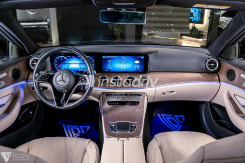 Mercedes E 200 2022 Black Automatic Used for Sale in Greater Cairo ( Cairo + Giza) - 6