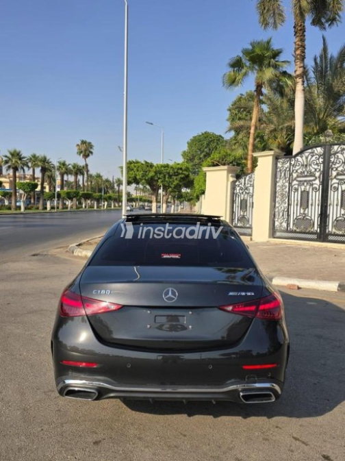 Mercedes C 180 2024 Gray Automatic Used for Sale in Cairo - 2