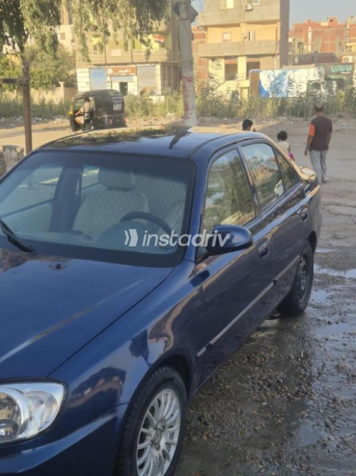 Hyundai Verna 2008 Dark Blue Manual Used for Sale in Dyarb Negm - 2