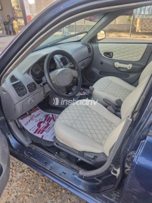 Hyundai Verna 2008 Dark Blue Manual Used for Sale in Dyarb Negm - 5