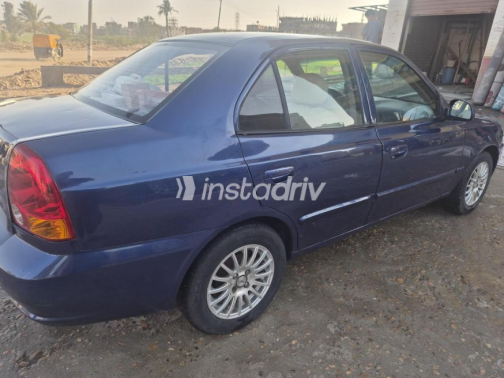 Hyundai Verna 2008 Dark Blue Manual Used for Sale in Dyarb Negm - 8