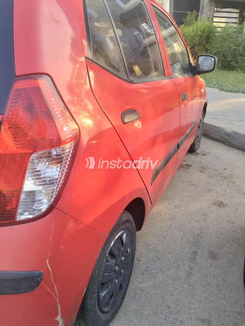 هيونداي I10 2010 أحمر يدوي مستعملة للبيع في القليوبية‎‎ - 7