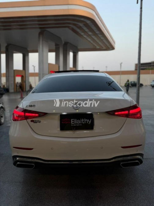 Mercedes C 180 2022 White Automatic Used for Sale in Cairo - 5
