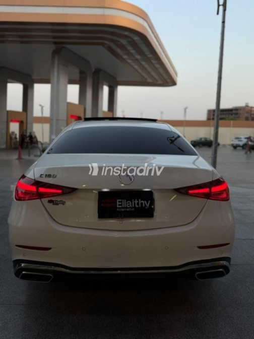 Mercedes C 180 2022 White Automatic Used for Sale in Cairo - 7