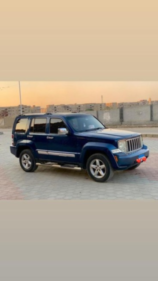 Jeep Cherokee 2008 Dark Blue Automatic Used for Sale in Obour City