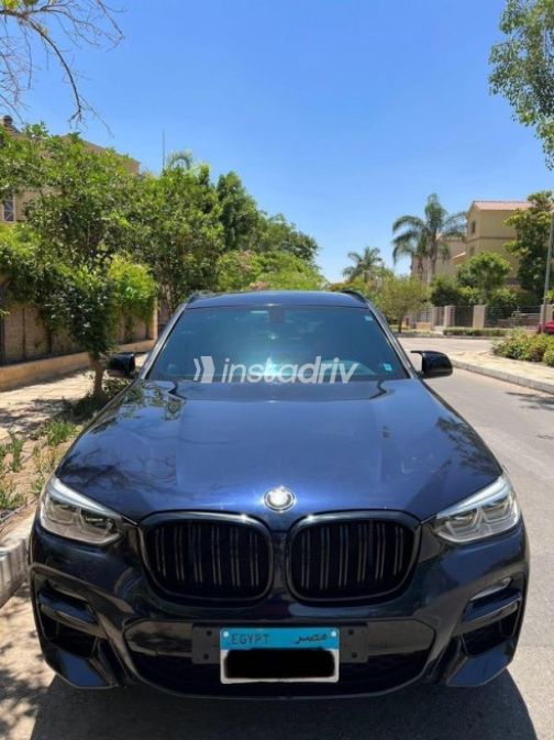بي ام دبليو X3 2019 أزرق غامق أوتوماتيك مستعملة للبيع في مدينتى - 2