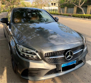 مرسيدس C 180 2019 رمادي أوتوماتيك مستعملة للبيع في مدينتى