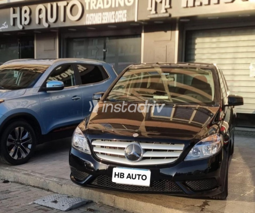 مرسيدس B 180 2014 أسود أوتوماتيك مستعملة للبيع في المعادى - 1