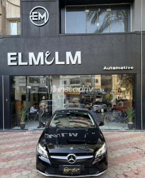 مرسيدس CLA 180 2019 أسود أوتوماتيك مستعملة للبيع في القاهرة - 1