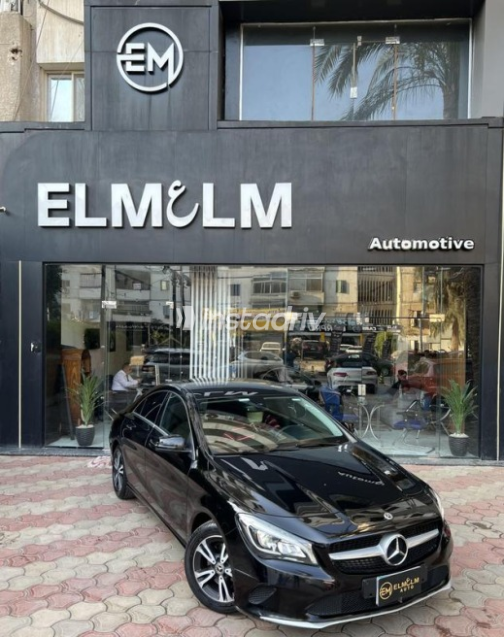 مرسيدس CLA 180 2019 أسود أوتوماتيك مستعملة للبيع في القاهرة - 3