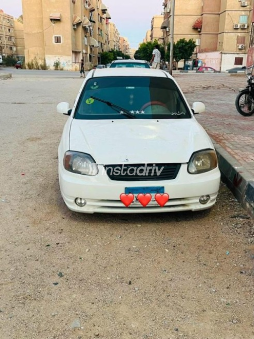 Hyundai Verna 2009 White Automatic Used for Sale in Suez  - 1