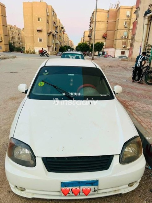 Hyundai Verna 2009 White Automatic Used for Sale in Suez  - 6
