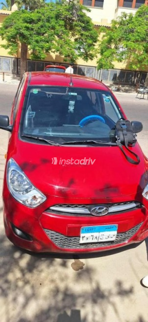 هيونداي I10 2016 أحمر أوتوماتيك مستعملة للبيع في دمنهور - 2