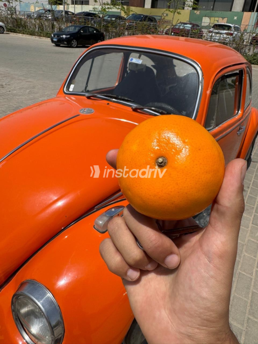 Volkswagen Beetle 1972 Orange Manual Used for Sale in Mokattam - 3