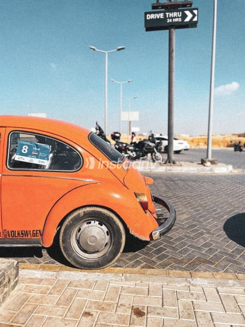 Volkswagen Beetle 1972 Orange Manual Used for Sale in Mokattam - 6
