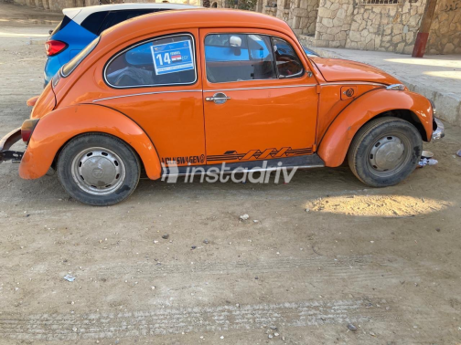 Volkswagen Beetle 1972 Orange Manual Used for Sale in Mokattam - 8
