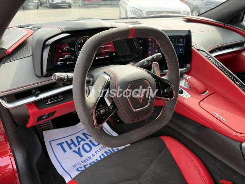 شيفروليه كورفيت 2024 أحمر أوتوماتيك مستعملة للبيع في القاهرة - 8