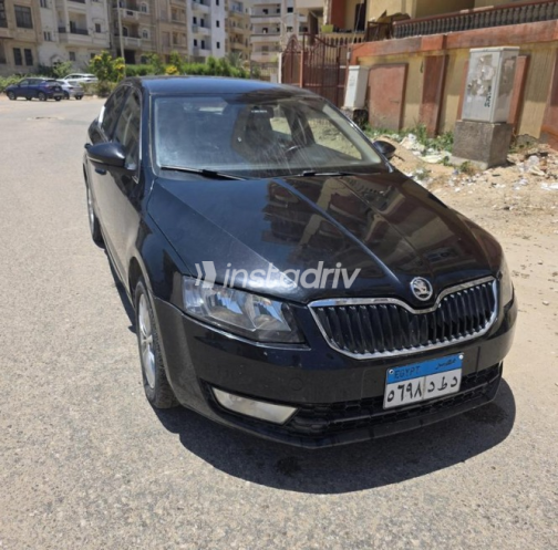 سكودا اوكتافيا A7 2016 أسود أوتوماتيك مستعملة للبيع في المنصورة - 1