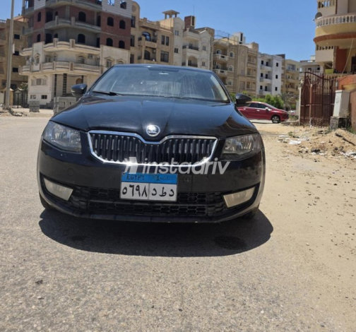 سكودا اوكتافيا A7 2016 أسود أوتوماتيك مستعملة للبيع في المنصورة - 2