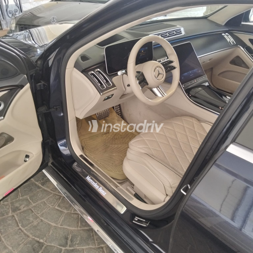 مرسيدس S 500 2022 أبيض أوتوماتيك مستعملة للبيع في الجيزة - 3