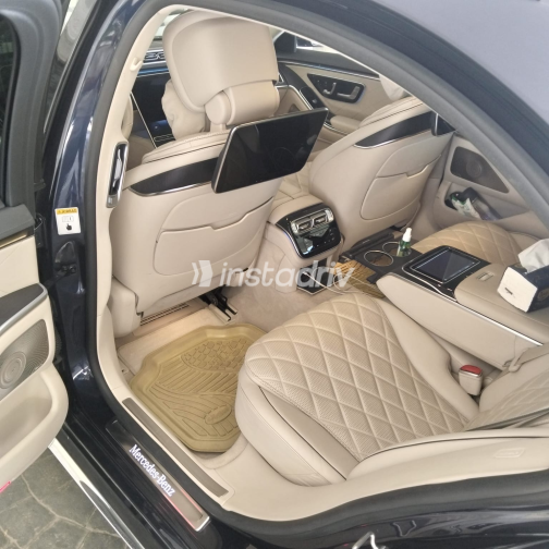 مرسيدس S 500 2022 أبيض أوتوماتيك مستعملة للبيع في الجيزة - 4