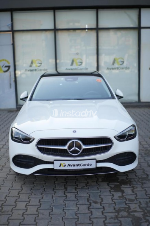 Mercedes C 180 2024 White Automatic Used for Sale in Nasr city - 1