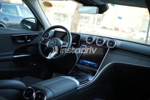 Mercedes C 180 2024 White Automatic Used for Sale in Nasr city - 9